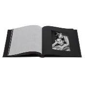WALTHER Album traditionnel Black&White 200V 30x30cm Noir-Lot de 2