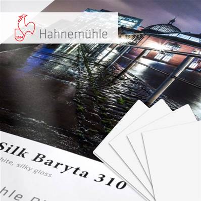 HAHNEMUHLE Papier PHOTO SILK BARYTA 310g/m² A3+ 25F