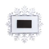 Magnet Flocon de Neige pour photo 45x70 mm - lot de 50