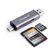 INTEGRAL Lecteur USB 3.2 Type-A & C de carte mémoire SD & MicroSD