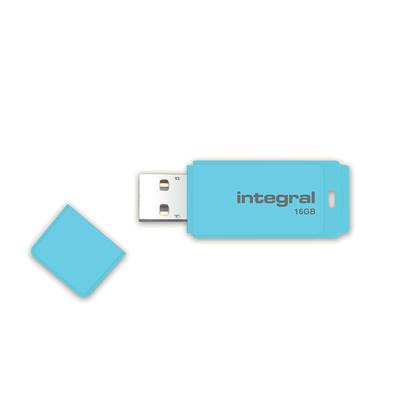 INTEGRAL Clé USB Pastel 16GB Bleue 2.0 - EcoTaxe comprise