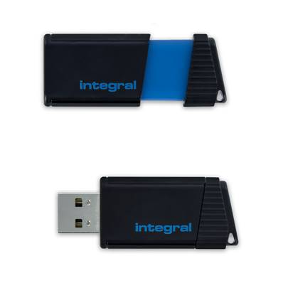 INTEGRAL Clé USB Pulse 16GB Bleue2.0 - EcoTaxe comprise
