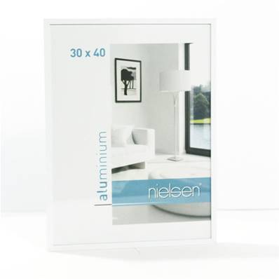 NIELSEN Cadre Photo Aluminium C2 30X40 - Blanc Brillant