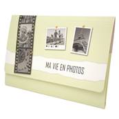 MA VIE EN PHOTOS Pochette carton Agrand + Soufflet 15x23cm  lot 200