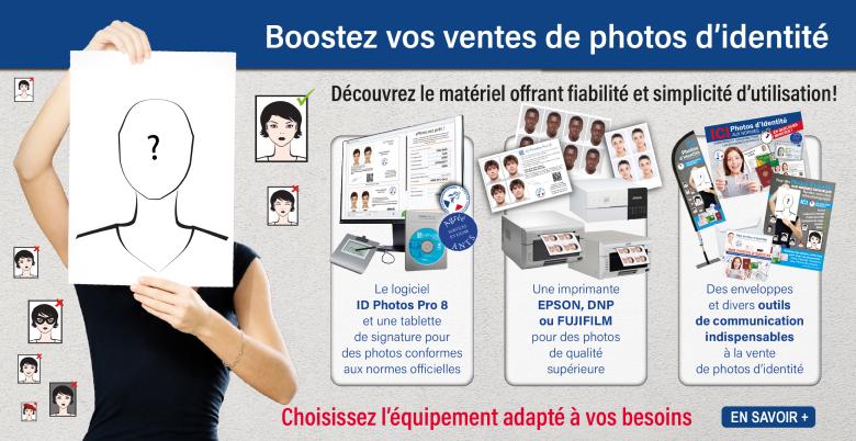 Equipements adapts  la vente de photos d'identit