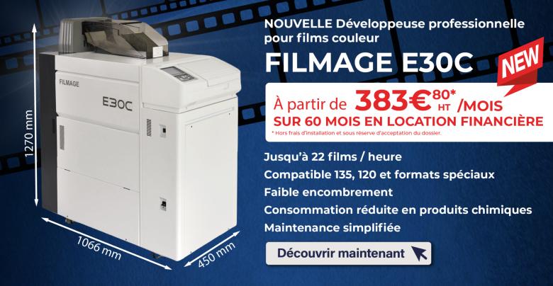 Nouvelle Dveloppeuse Films pro FILMAGE E30C  partir de 383.80 HT / MOIS