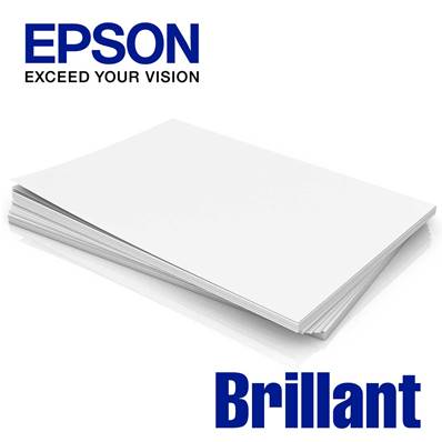 EPSON Papier Brillant 250g 10x15cm pour D500 400 feuilles