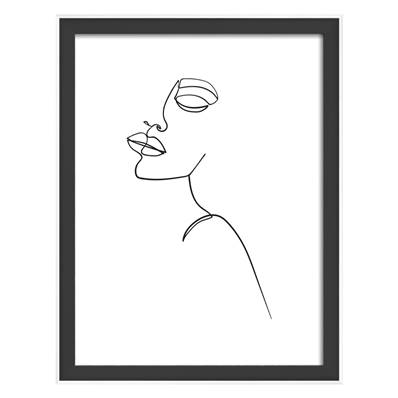WALTHER Cadre MDF Silhouette 15x20cm noir - Lot de 4