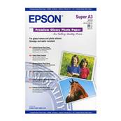 EPSON Papier Photo Premium Glacé 255g A3+ 20 feuilles