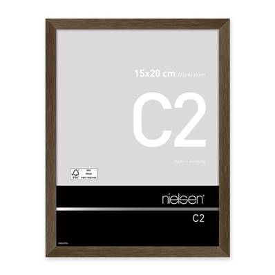 NIELSEN Cadre Photo Aluminium C2 15X20 - Ambre Mat