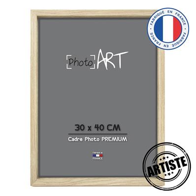 PHOTO ART PREMIUM Artist Cadre bois 30x40 Chêne lot de 4