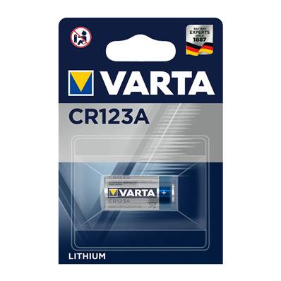 VARTA Piles CR123 lithium 3V 1430mAh x1 - vendu par 10