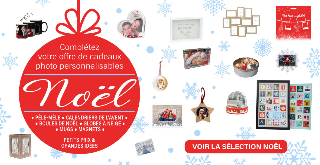 Rayon NOEL | Accdez  la slection de cadeaux photo