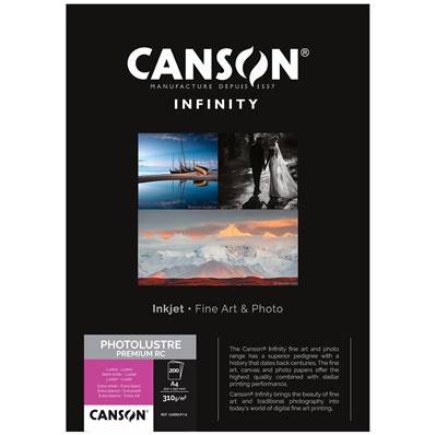 CANSON Infinity Papier Photo Lustré Premium RC 310g A4 200 feuilles