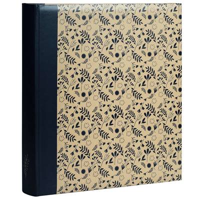 ERICA Album pochettes Kraftty 3 Fleurs - 37x23.8cm - 500 vues - bleu