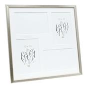 DEKNUDT Cadre 4 vues Argent Bois 10x15