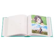ERICA Album photos mémo Harmonie 20,5x22cm Bleu turquoise Lot de 2