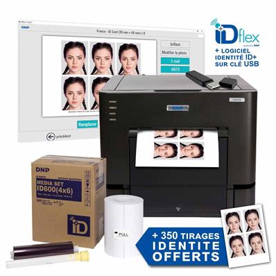 DNP Solution Identité ID+Flex  (ID600 + 350 tirages 10X15)