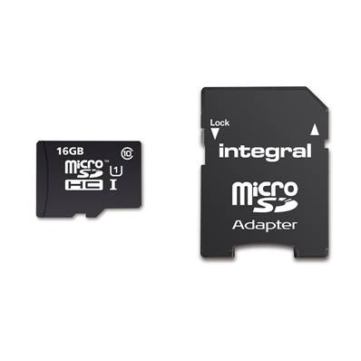 INTEGRAL Carte Mémoire Ultima Micro SDHC 16B classe 10