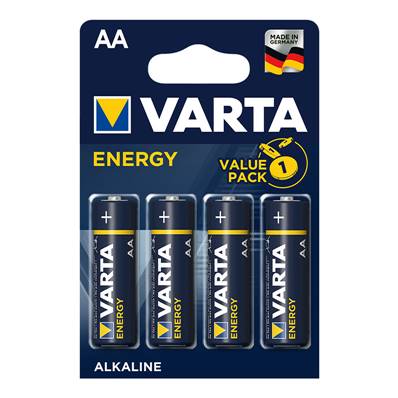 VARTA Piles Energy Alcaline  AA/LR6 x4 - vendu par 20 