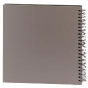 WALTHER Album traditionnel à spirale Fun 200ph 10x15 taupe - Lot de 2