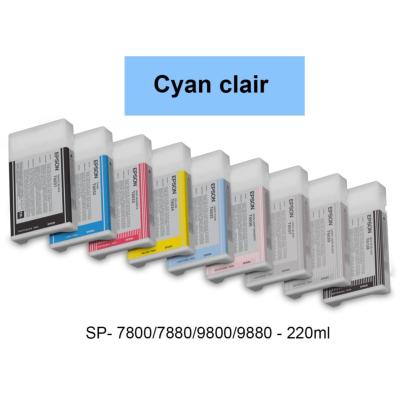 EPSON Encre T6035 Cyan Clair pour SP-7800/7880/9800/9880  220ml