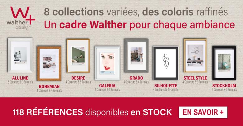 NOUVEAU | 8 collections de Cadres WALTHER