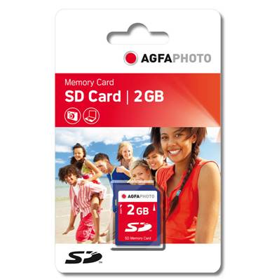 AGFAPHOTO Carte Mémoire SD 2gb PREMIUM - RCP Incluse NEW