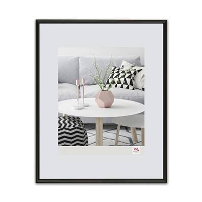 WALTHER Cadre plastique Galeria 40x60cm noir - Lot de 4