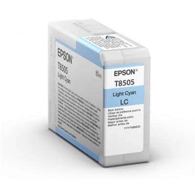 EPSON Encre Cyan Clair T8505 pour SC-P800 80 ml