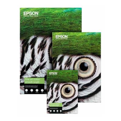 EPSON Papier Fine Art Cotton Smooth Bright Mat - 300gr - A4 25F