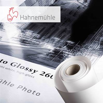 HAHNEMUHLE Papier PHOTO GLOSSY  260g/m² 24''x30m 