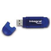 INTEGRAL Clé USB EVO 4GB Bleue 2.0 - EcoTaxe comprise