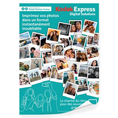 KODAK EXPRESS Poster Photo instantanée 50x70cm