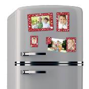 Cadres Magnétiques NOEL 5 en 1 pour photo 10x15 - Lot de 5