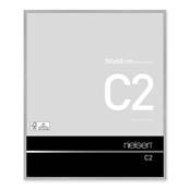 NIELSEN Cadre Photo Aluminium C2 50X60 - Argent Mat Bross