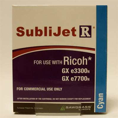 SAWGRASS Encre Sublijet-R Cyan pour Ricoh GXe3300N/7700N  A4
