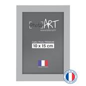 PHOTO ART PREMIUM Cadre bois 10x15 Argent lot de 4