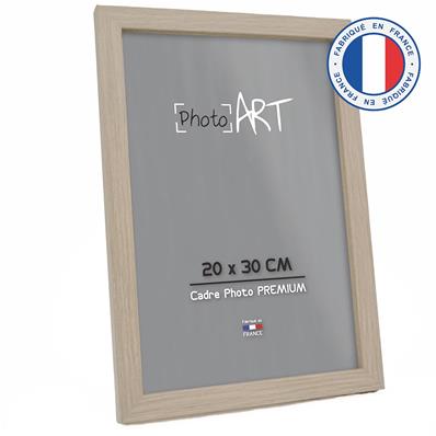 PHOTO ART PREMIUM Cadre bois 20x30 Chêne lot de 4