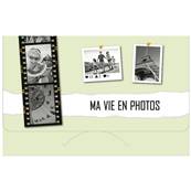 MA VIE EN PHOTOS Pochette carton Agrand + Soufflet 15x23cm  lot 200