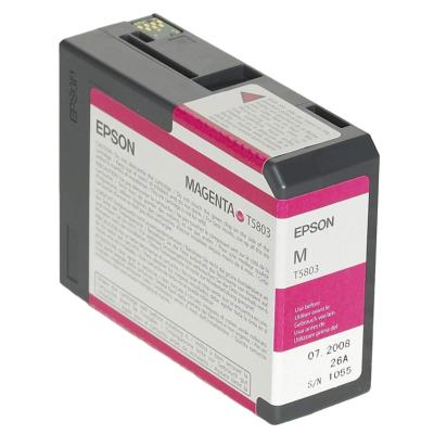 EPSON Encre T5803 Magenta pour 3800 Pro 80 ml