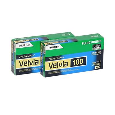 FUJIFILM Film Velvia RVP 100 120 / 5-Pack - péremption 02/23