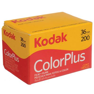 KODAK Film Color Plus 200 135-36 poses Vendu par 10