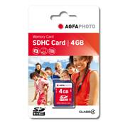 AGFAPHOTO Carte Mémoire SDHC 4 GB 40 - Redevance Copie Privée Incluse