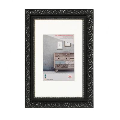 WALTHER Cadre bois Barock 40x50 - photo 30x40cm noir - Lot de 4