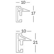 WALTHER Cadre plastique Desire 40x50cm doré - Lot de 4