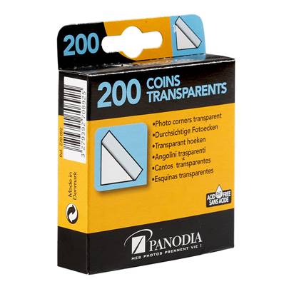 PANODIA Coins Transparents x200 - Lot de 20