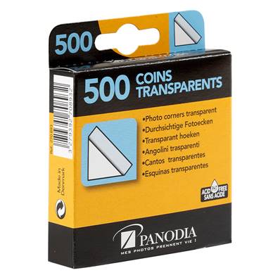 PANODIA Coins Transparents x500 - Lot de 20 *