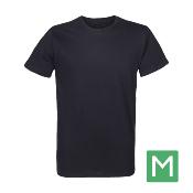 T-Shirt Noir Homme Taille M prétraité pour impression DTG Lot de 10