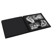 WALTHER Album traditionnel à spirale Fun 200ph 10x15 noir - Lot de 2